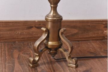 CHAPMAN社　CANDLE STICK WITH TRI-LEG BASE　真鍮製スタンドライト(フロアスタンド、照明)(定価約12万円)