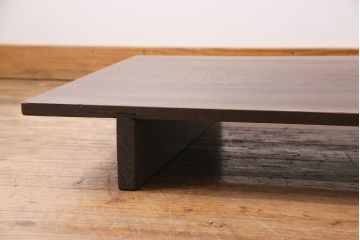 アンティーク家具　古民具・骨董　サワラ材　シンプルな一枚板の裁ち板(作業台・テーブル・ローボード)