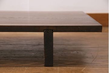 アンティーク家具　古民具・骨董　サワラ材　シンプルな一枚板の裁ち板(作業台・テーブル・ローボード)