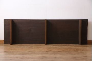 アンティーク家具　古民具・骨董　サワラ材　シンプルな一枚板の裁ち板(作業台・テーブル・ローボード)