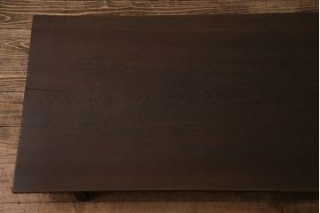 アンティーク家具　古民具・骨董　サワラ材　シンプルな一枚板の裁ち板(作業台・テーブル・ローボード)