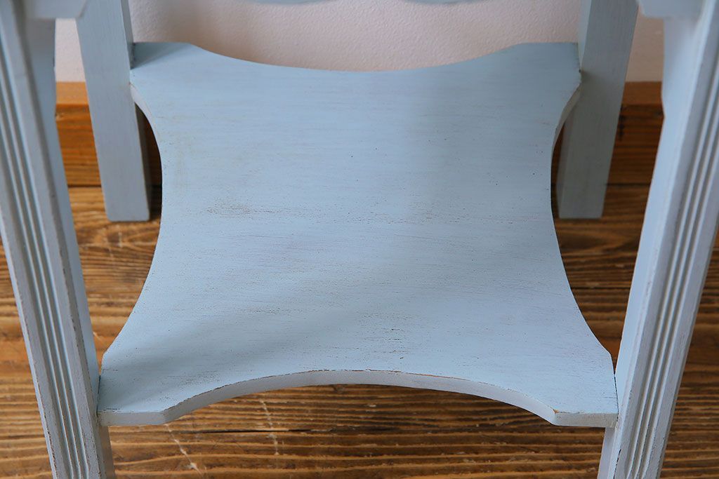 ペイント家具　イギリス製　バイカラーがおしゃれなチェスト(サイドチェスト、引き出し)