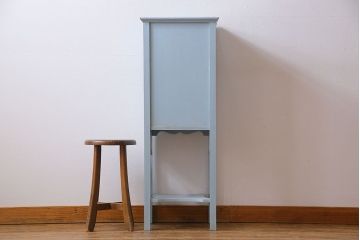 ペイント家具　イギリス製　バイカラーがおしゃれなチェスト(サイドチェスト、引き出し)