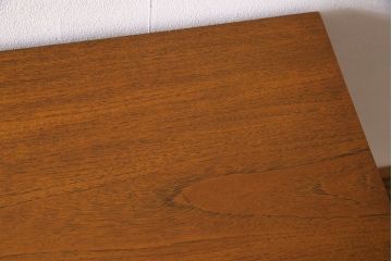 ヴィンテージ家具　ビンテージ　Austinsuite(オースティンスイート)　チーク材　サイドボードにもおすすめの両袖デスク(机、在宅ワーク、在宅用カウンターデスク、サイドチェスト)