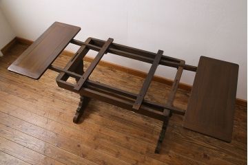 アンティーク家具　イギリス ERCOL(アーコール)　カントリースタイルにおすすめなエクステンションテーブル(拡張式テーブル)