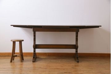 アンティーク家具　イギリス ERCOL(アーコール)　カントリースタイルにおすすめなエクステンションテーブル(拡張式テーブル)