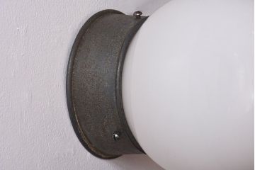 昭和レトロ　球体のシルエットがかわいらしいシーリングライト(天井照明、壁掛け照明)