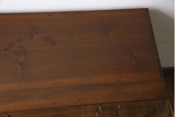 レトロ家具　昭和レトロ　小物の収納に使いやすいシンプルなチェスト(引き出し、サイドチェスト)