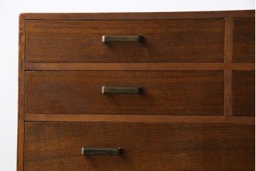 レトロ家具　昭和レトロ　小物の収納に使いやすいシンプルなチェスト(引き出し、サイドチェスト)