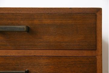 レトロ家具　昭和レトロ　小物の収納に使いやすいシンプルなチェスト(引き出し、サイドチェスト)