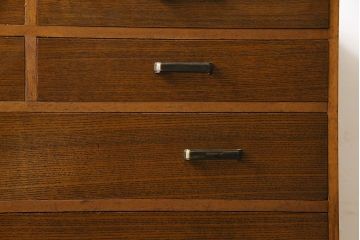 レトロ家具　昭和レトロ　小物の収納に使いやすいシンプルなチェスト(引き出し、サイドチェスト)