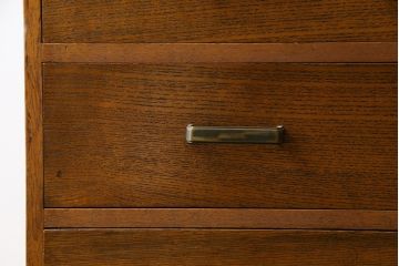 レトロ家具　昭和レトロ　小物の収納に使いやすいシンプルなチェスト(引き出し、サイドチェスト)