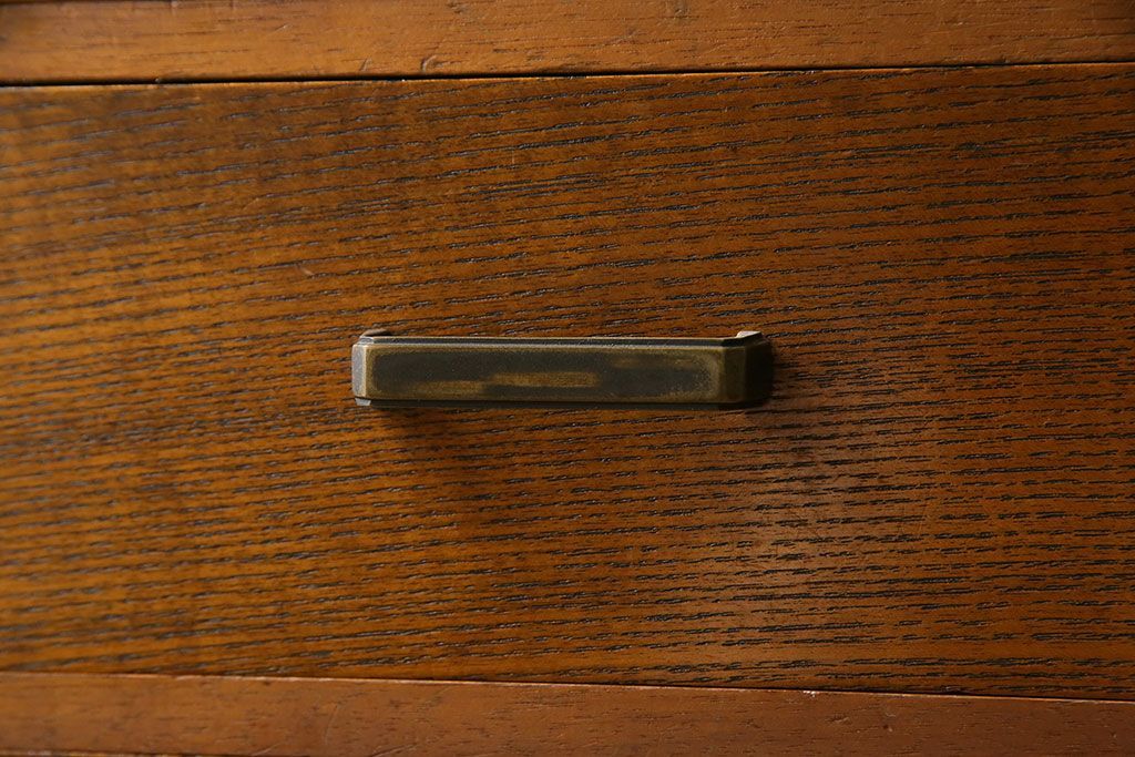 レトロ家具　昭和レトロ　小物の収納に使いやすいシンプルなチェスト(引き出し、サイドチェスト)