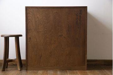 レトロ家具　昭和レトロ　小物の収納に使いやすいシンプルなチェスト(引き出し、サイドチェスト)