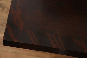 中古　北海道民芸家具　上品な雰囲気漂うライティングビューロー(デスク、在宅ワーク、在宅用収納棚)(定価約50万円)