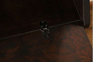 中古　北海道民芸家具　上品な雰囲気漂うライティングビューロー(デスク、在宅ワーク、在宅用収納棚)(定価約50万円)