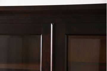 中古　北海道民芸家具　上品な雰囲気漂うライティングビューロー(デスク、在宅ワーク、在宅用収納棚)(定価約50万円)