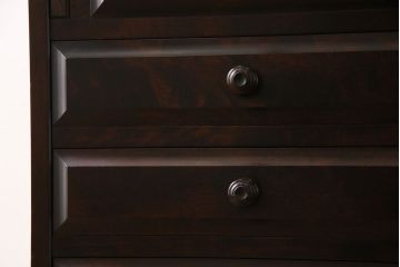 中古　北海道民芸家具　上品な雰囲気漂うライティングビューロー(デスク、在宅ワーク、在宅用収納棚)(定価約50万円)