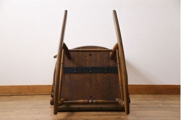 中古　飛騨産業　穂高　木製　使い勝手のよいシンプルなロッキングチェア(アームチェア)