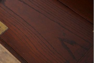 アンティーク家具　イギリスアンティーク　オーク材　コンパクトなライティングビューロー(デスク、在宅ワーク、在宅用簿記机)