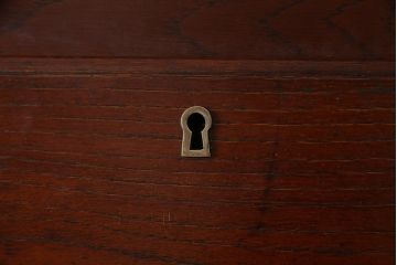 アンティーク家具　イギリスアンティーク　オーク材　コンパクトなライティングビューロー(デスク、在宅ワーク、在宅用簿記机)