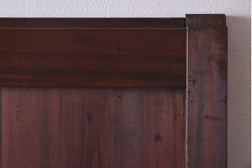 大正ロマン　和モダンな雰囲気を醸し出すガラス入り蔵戸(引き戸、建具、玄関戸)