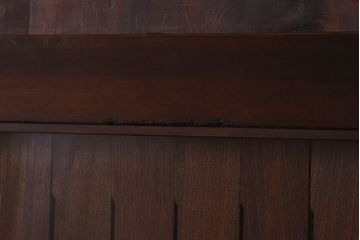 大正ロマン　和モダンな雰囲気を醸し出すガラス入り蔵戸(引き戸、建具、玄関戸)