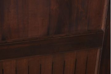 大正ロマン　和モダンな雰囲気を醸し出すガラス入り蔵戸(引き戸、建具、玄関戸)