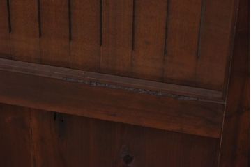 大正ロマン　和モダンな雰囲気を醸し出すガラス入り蔵戸(引き戸、建具、玄関戸)