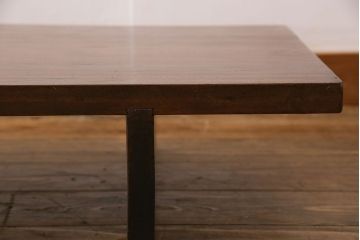 アンティーク家具　古民具・骨董　朴の木　落ち着いた深い色味の裁ち板(作業台・テーブル・ローボード・花台)(1)