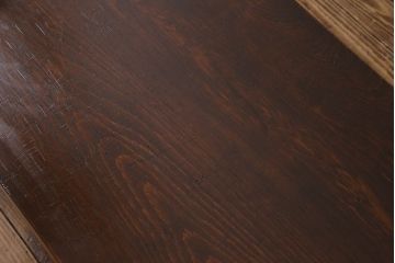 アンティーク雑貨　古民具・骨董　イチョウ　深い色味が魅力的な一枚板の裁ち板(作業台・花台・ローボード)