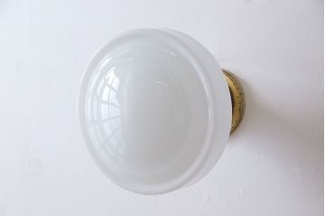 昭和レトロ　古びたブラケットが味わい深いシーリングライト(天井照明・壁掛け照明)