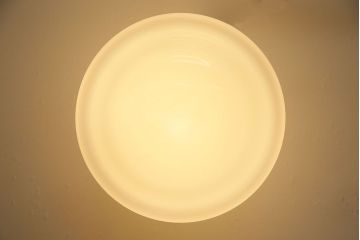 昭和レトロ　古びたブラケットが味わい深いシーリングライト(天井照明・壁掛け照明)