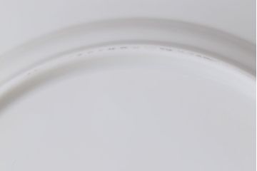 中古　ROYAL COPENHAGEN(ロイヤルコペンハーゲン)　ブルーフルーテッド　フルレース　23cmプレート2枚セット(洋食器)(定価約7万6千円)(1)