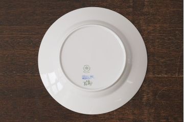 アンティーク雑貨　中古　ROYAL COPENHAGEN(ロイヤルコペンハーゲン)　ブルーフラワー　プレイン　20.5cmディーププレート(プレート、洋食器)2枚セット(3)