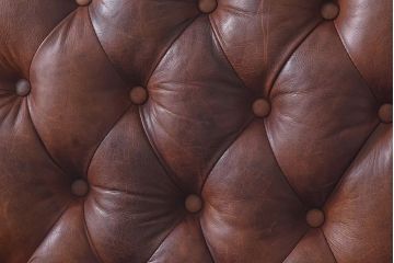 ヴィンテージ家具　フランスビンテージ　気品と渋さが漂うチェスターフィールドシングルソファ(アームチェア、一人掛け)