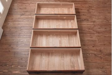 中古　岩谷堂箪笥　開き牡丹・羽牡丹　みちのくA2型衣装箪笥(和タンス、整理箪笥)