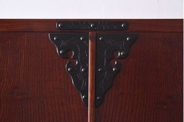中古　岩谷堂箪笥　開き牡丹・羽牡丹　みちのくA2型衣装箪笥(和タンス、整理箪笥)