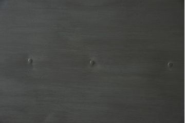 昭和期　シンプルなデザインで味わい深いペイント鉄扉(引き戸、建具)