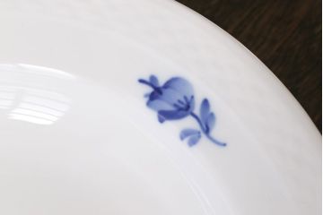 中古　ROYAL COPENHAGEN(ロイヤルコペンハーゲン)　ブルーフラワー　プレイン　オーバルプレート(洋食器)
