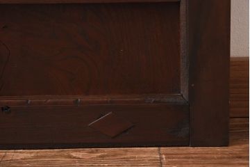 和製アンティーク　ヒノキ・ケヤキ材使用　モダンな雰囲気にも馴染む蔵戸(引き戸、建具、玄関戸)