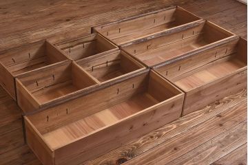 【A様ご成約分】和製アンティーク　リメイク　六尺　すっきりとした印象の収納箪笥サイドボード(水屋箪笥、和タンス、サイドチェスト)