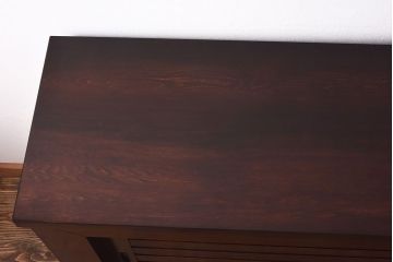 【A様ご成約分】和製アンティーク　リメイク　六尺　すっきりとした印象の収納箪笥サイドボード(水屋箪笥、和タンス、サイドチェスト)