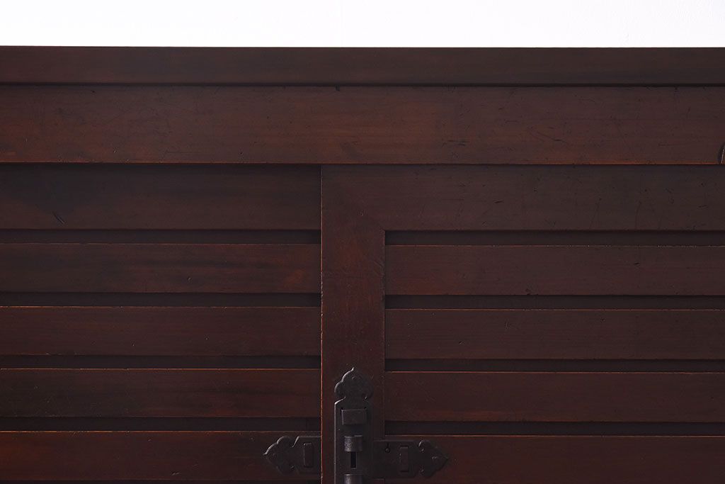 【A様ご成約分】和製アンティーク　リメイク　六尺　すっきりとした印象の収納箪笥サイドボード(水屋箪笥、和タンス、サイドチェスト)