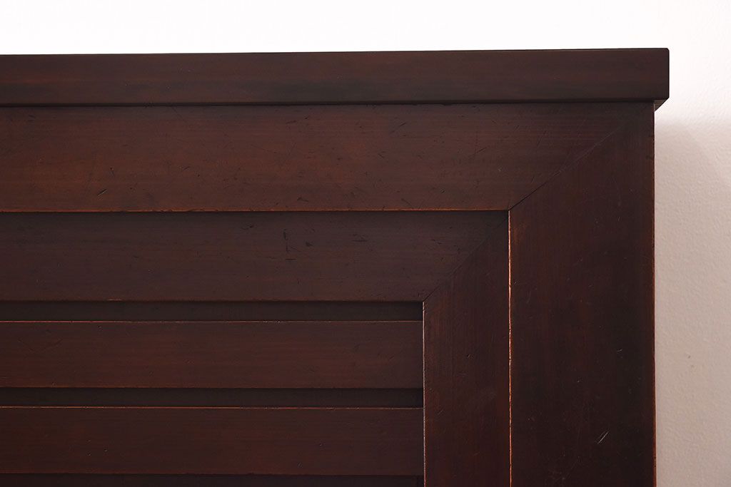 【A様ご成約分】和製アンティーク　リメイク　六尺　すっきりとした印象の収納箪笥サイドボード(水屋箪笥、和タンス、サイドチェスト)