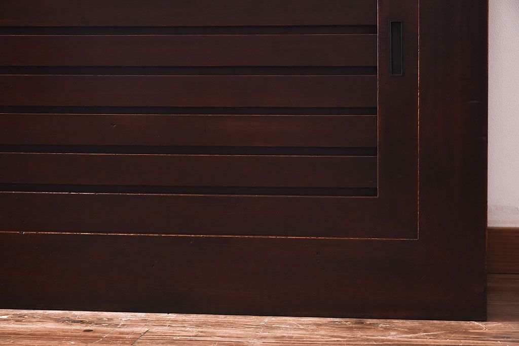 【A様ご成約分】和製アンティーク　リメイク　六尺　すっきりとした印象の収納箪笥サイドボード(水屋箪笥、和タンス、サイドチェスト)