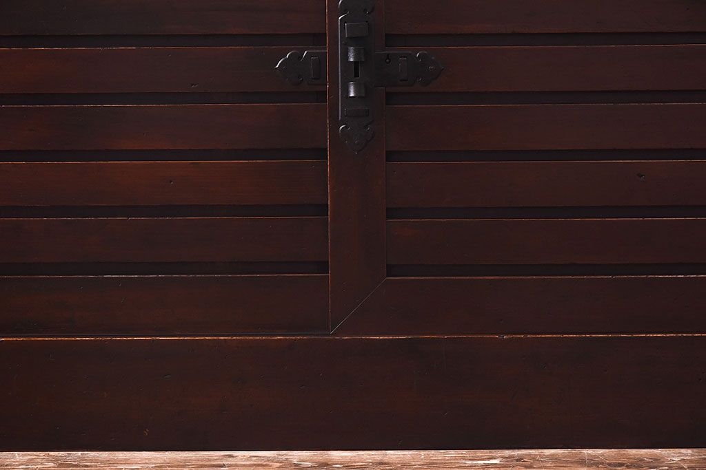 【A様ご成約分】和製アンティーク　リメイク　六尺　すっきりとした印象の収納箪笥サイドボード(水屋箪笥、和タンス、サイドチェスト)