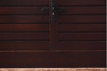 【A様ご成約分】和製アンティーク　リメイク　六尺　すっきりとした印象の収納箪笥サイドボード(水屋箪笥、和タンス、サイドチェスト)