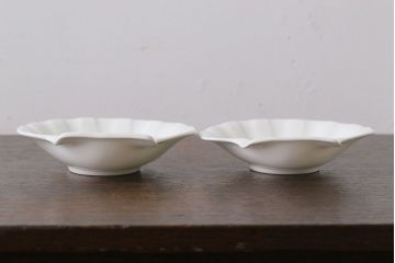 中古　イギリス Wedgwood(ウェッジウッド)　NAUTILUS(ノーチラス)　シェルプレート2枚セット(洋食器)(1)