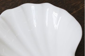 中古　イギリス Wedgwood(ウェッジウッド)　NAUTILUS(ノーチラス)　シェルプレート2枚セット(洋食器)(2)